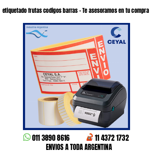 etiquetado frutas codigos barras – Te asesoramos en tu compra