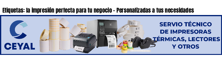 Etiquetas: la impresión perfecta para tu negocio - Personalizadas a tus necesidades