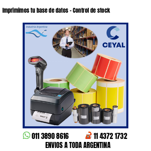 Imprimimos tu base de datos – Control de stock
