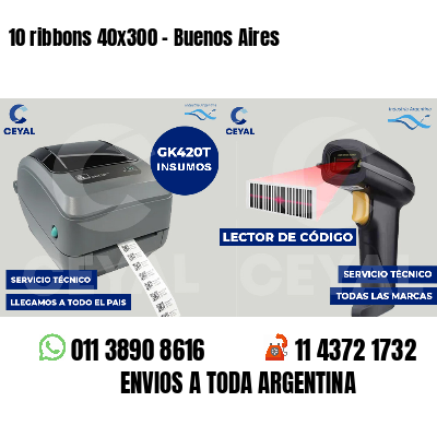 10 ribbons 40x300 - Buenos Aires