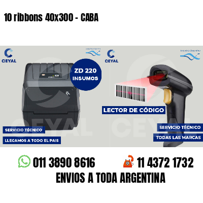 10 ribbons 40x300 - CABA