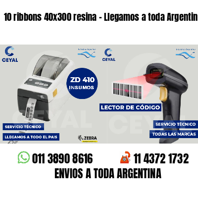 10 ribbons 40x300 resina - Llegamos a toda Argentina
