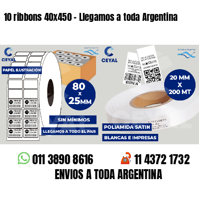 10 ribbons 40x450 - Llegamos a toda Argentina