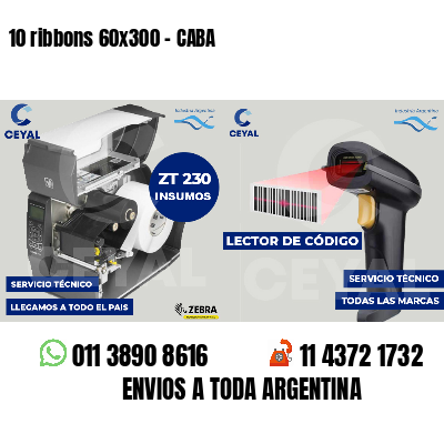 10 ribbons 60x300 - CABA