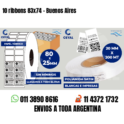 10 ribbons 83x74 - Buenos Aires