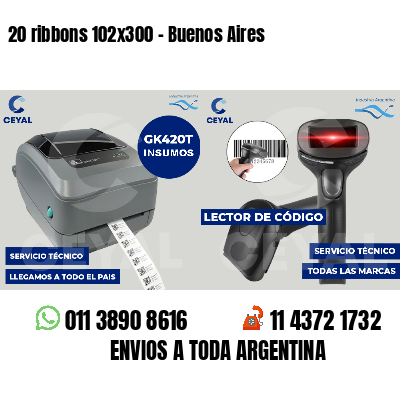 20 ribbons 102x300 - Buenos Aires