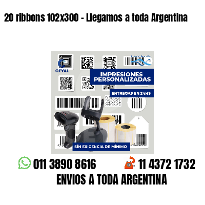 20 ribbons 102x300 - Llegamos a toda Argentina