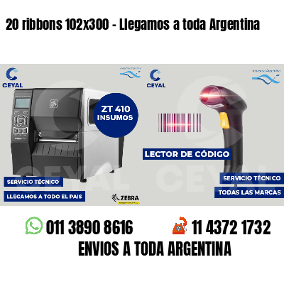 20 ribbons 102x300 - Llegamos a toda Argentina