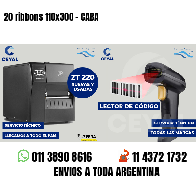 20 ribbons 110x300 - CABA