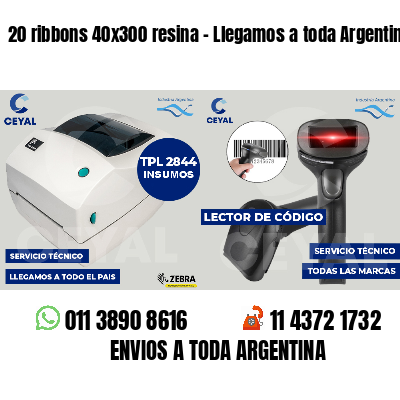 20 ribbons 40x300 resina - Llegamos a toda Argentina
