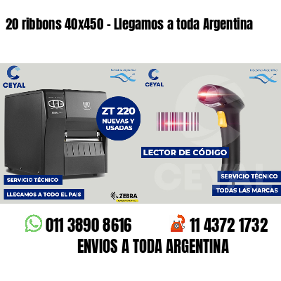 20 ribbons 40x450 - Llegamos a toda Argentina