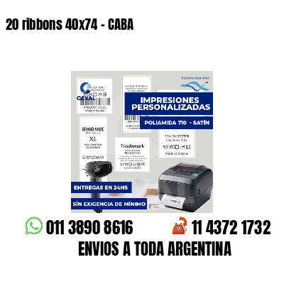 20 ribbons 40x74 - CABA