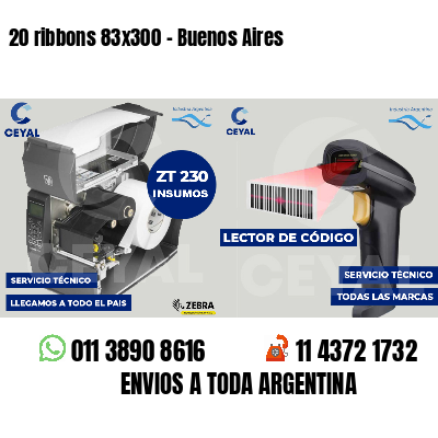 20 ribbons 83x300 - Buenos Aires