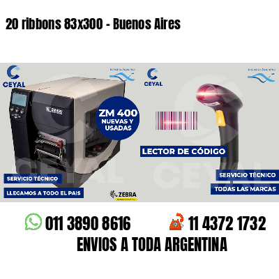 20 ribbons 83x300 - Buenos Aires