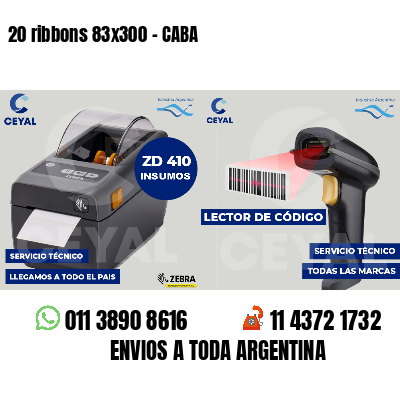 20 ribbons 83x300 - CABA