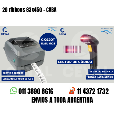20 ribbons 83x450 - CABA