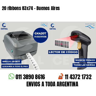 20 ribbons 83x74 - Buenos Aires