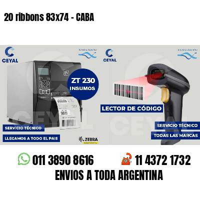 20 ribbons 83x74 - CABA