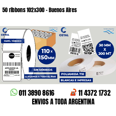 50 ribbons 102x300 - Buenos Aires