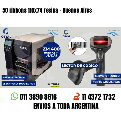 50 ribbons 110x74 resina - Buenos Aires