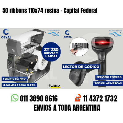 50 ribbons 110x74 resina - Capital Federal