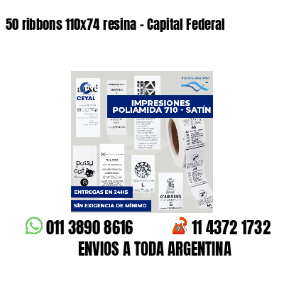 50 ribbons 110x74 resina - Capital Federal