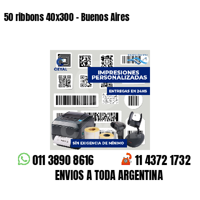 50 ribbons 40x300 - Buenos Aires