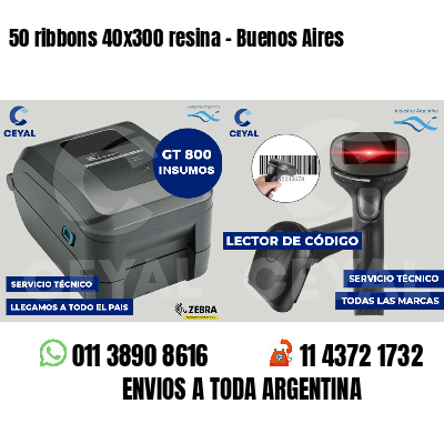 50 ribbons 40x300 resina - Buenos Aires