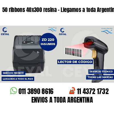 50 ribbons 40x300 resina - Llegamos a toda Argentina