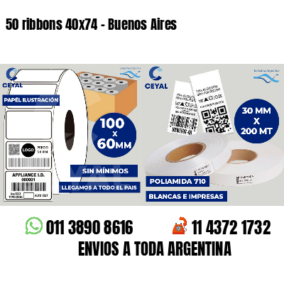50 ribbons 40x74 - Buenos Aires