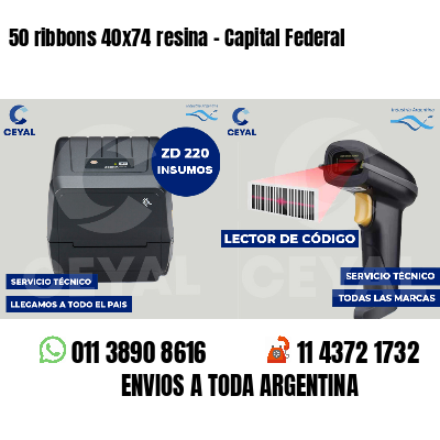 50 ribbons 40x74 resina - Capital Federal