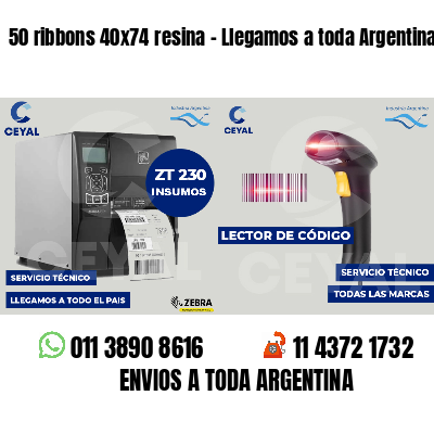 50 ribbons 40x74 resina - Llegamos a toda Argentina