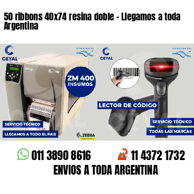 50 ribbons 40x74 resina doble - Llegamos a toda Argentina