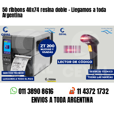 50 ribbons 40x74 resina doble - Llegamos a toda Argentina