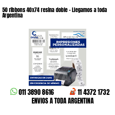 50 ribbons 40x74 resina doble - Llegamos a toda Argentina