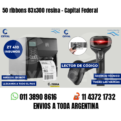 50 ribbons 83x300 resina - Capital Federal