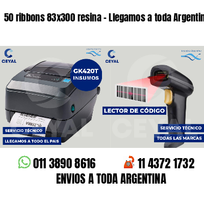 50 ribbons 83x300 resina - Llegamos a toda Argentina
