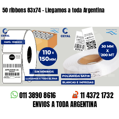 50 ribbons 83x74 - Llegamos a toda Argentina