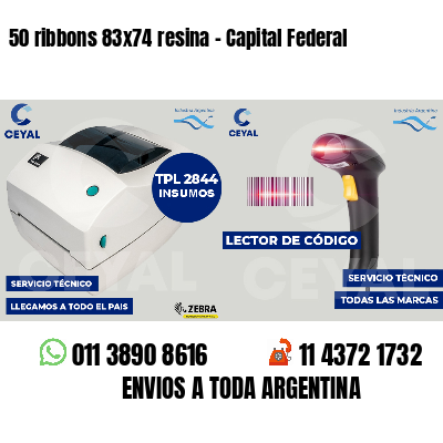 50 ribbons 83x74 resina - Capital Federal