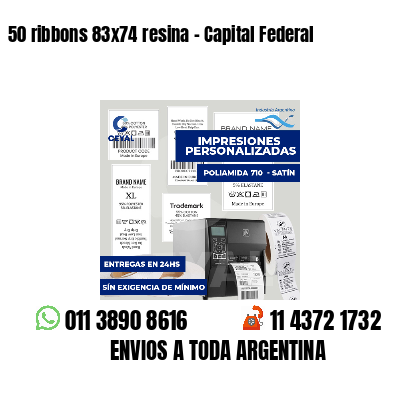 50 ribbons 83x74 resina - Capital Federal