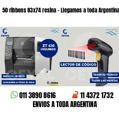 50 ribbons 83x74 resina - Llegamos a toda Argentina