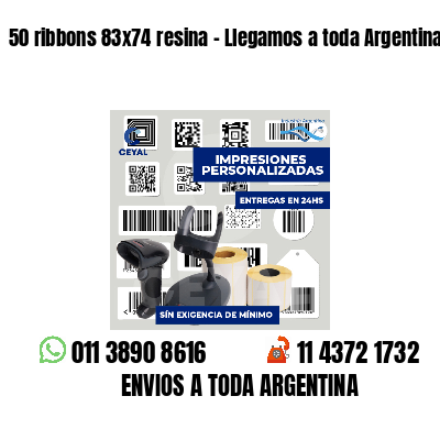 50 ribbons 83x74 resina - Llegamos a toda Argentina