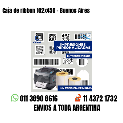 Caja de ribbon 102x450 - Buenos Aires