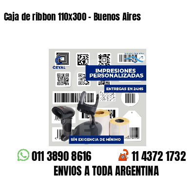 Caja de ribbon 110x300 - Buenos Aires