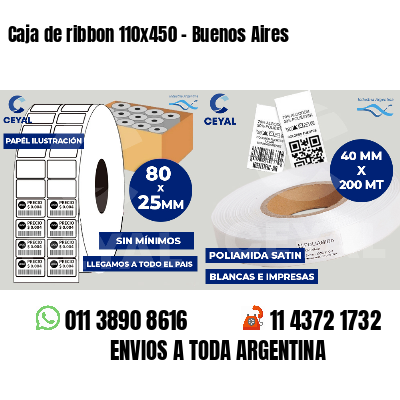 Caja de ribbon 110x450 - Buenos Aires