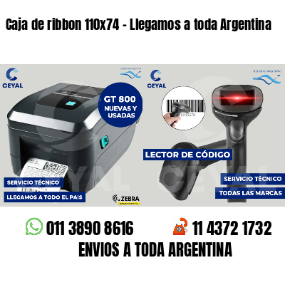 Caja de ribbon 110x74 - Llegamos a toda Argentina