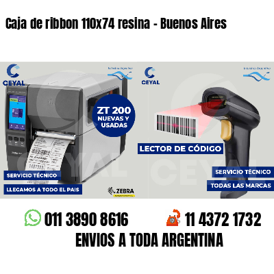 Caja de ribbon 110x74 resina - Buenos Aires