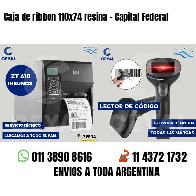 Caja de ribbon 110x74 resina - Capital Federal