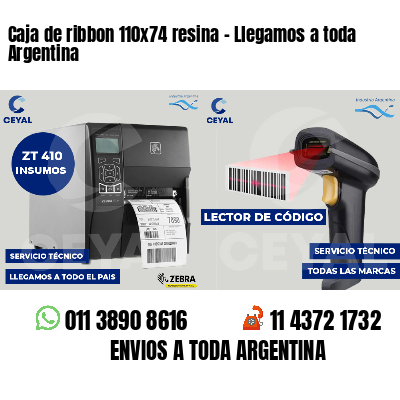 Caja de ribbon 110x74 resina - Llegamos a toda Argentina