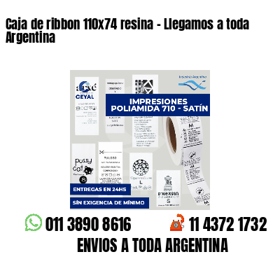Caja de ribbon 110x74 resina - Llegamos a toda Argentina